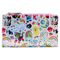 Loungefly Lisa Frank Iridescent Flap Wallet