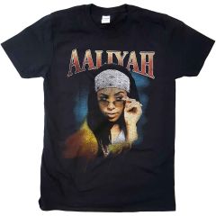 Aaliyah: Trippy - Black T-Shirt