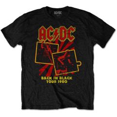 AC/DC: Back in Black Tour 1980 - Black T-Shirt