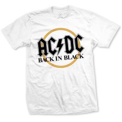 AC/DC: Back in Black - White T-Shirt