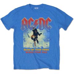 AC/DC: Blow Up Your Video - Mid Blue T-Shirt