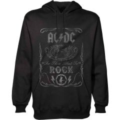 AC/DC: Cannon Swig - Black Pullover Hoodie