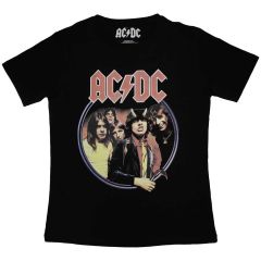 AC/DC: Highway To Hell Circle - Ladies Black T-Shirt