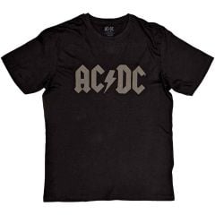 AC/DC: Logo (Hi-Build) - Black T-Shirt