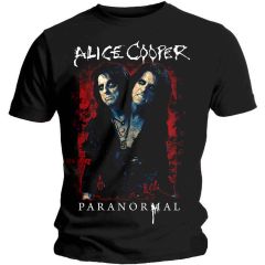 Alice Cooper: Paranormal Splatter - Black T-Shirt