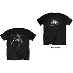 Alice In Chains: Fog Mountain (Back Print) - Black T-Shirt