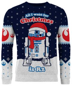 Star Wars: All I Want For Christmas Is R2 Ugly Christmas Sweater/Jumper