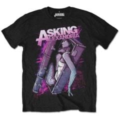 Asking Alexandria: Coffin Girl - Black T-Shirt