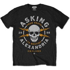 Asking Alexandria: Danger - Black T-Shirt