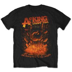 Asking Alexandria: Metal Hand - Black T-Shirt