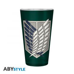 Attack On Titan: Scout Symbol 400ml Glass