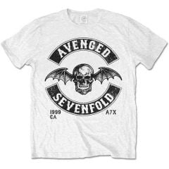 Avenged Sevenfold: Moto Seal - White T-Shirt