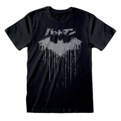 Batman: Distressed Japanese Logo T-Shirt