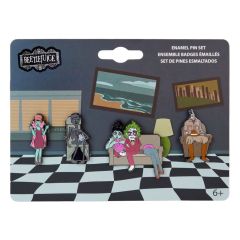 Beetlejuice by Loungefly: Waiting Room Enamel Pins 4-Set (3cm)