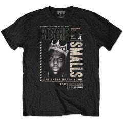 Biggie Smalls: Life After Death Tour (Eco Friendly) - Black T-Shirt