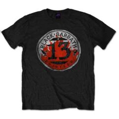 Black Sabbath: 13 Flame Circle - Black T-Shirt