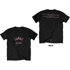 BlackPink: The Album - Crown (Back Print) - Black T-Shirt