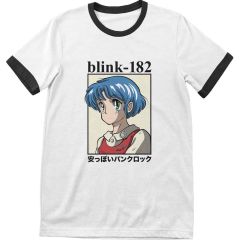 Blink-182: Anime - Black & White T-Shirt