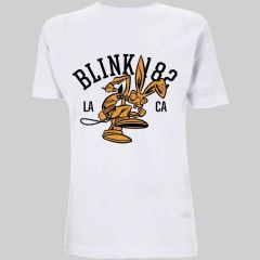 Blink-182: College Mascot - White T-Shirt