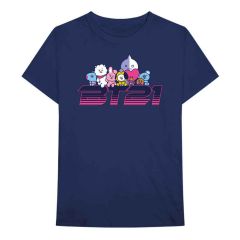 BT21: Space Wappen Logo - Navy Blue T-Shirt