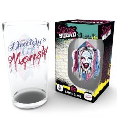 DC Comics: Batman Harley Quinn Face 400ml Glass