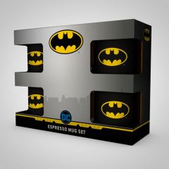 DC Comics: Batman Iconic Set of 4 Espresso Mugs