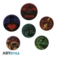 Dc Comics: Justice League Logos Badge Pack Preorder