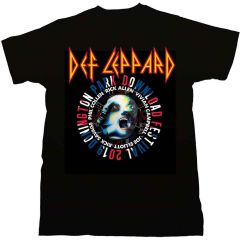 Def Leppard: Download Fest 2019 - Black T-Shirt