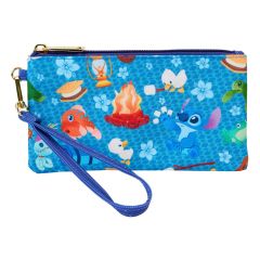 Disney by Loungefly: Lilo & Stitch Camping Cuties AOP Wallet Wristlet