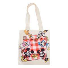 Disney by Loungefly: Mickey and Friends Picnic Canvas Tote Bag Preorder