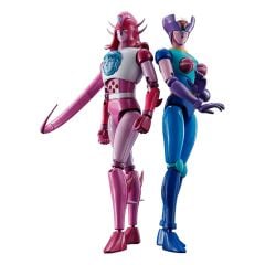 Great Mazinger Z: Rhein & Dianan A Set Soul of Chogokin Diecast Action Figures GX-108 & GX-11R (17cm)