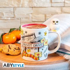 Harry Potter: Hedwig & Privet Drive 3D Mug