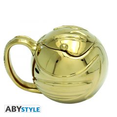 Harry Potter: Golden Snitch 3D Mug with Lid