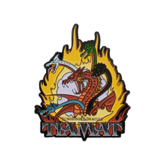 Dungeons & Dragons: The Cartoon 40th Anniversary Tiamat Pin Badge