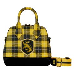 Loungefly Harry Potter: Varsity Hufflepuff Plaid Crossbody Bag