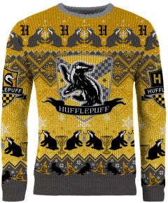 Harry Potter: O Hufflepuff Night Christmas Jumper