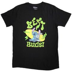 Lilo & Stitch: Stitch Best Buds - Black T-Shirt