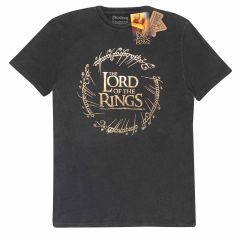 Lord Of The Rings: Gold Foil Logo T-Shirt