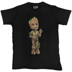 Marvel Comics: Guardians of the Galaxy Groot Wave - Black T-Shirt