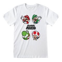 Super Mario Bros: Characters Circles T-Shirt