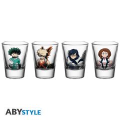 My Hero Academia: Heroes Shot Glasses - Set of 4 Preorder