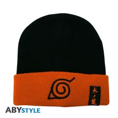 Naruto: Konoha Beanie - Black & Orange