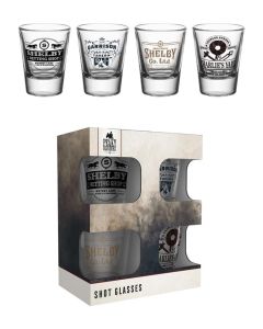 Peaky Blinders: Logo Shot Glasses - Set of 4