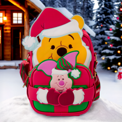 Loungefly: Disney Winnie The Pooh Santa Pooh Crossbuddies Bag