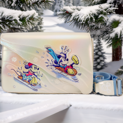 Loungefly: Disney Mickey and Friends Winter Wonderland Crossbody Bag