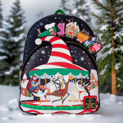 Loungefly: Disney Nightmare Before Christmas Journey To Christmas Town Mini Backpack