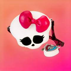 Loungefly: Mattel Monster High Skullette Figural Crossbody with Coin Bag