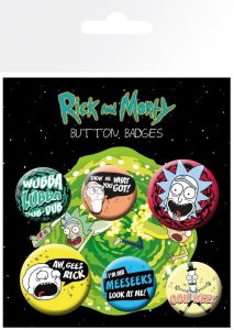 Rick & Morty: Mix Badge Pack