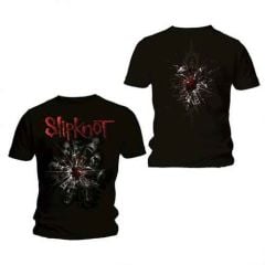 Slipknot: Shattered (Back Print) - Black T-Shirt