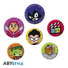 Teen Titans: een Titans Titans Faces Badge Pack